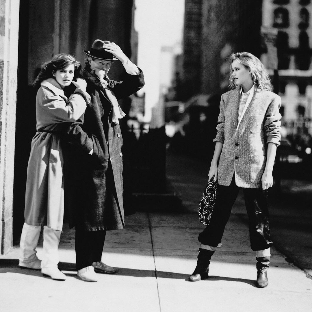 Джиа и Лиза Райалл на улицах Нью-Йорка, 1979. Автор Артур Элгорт