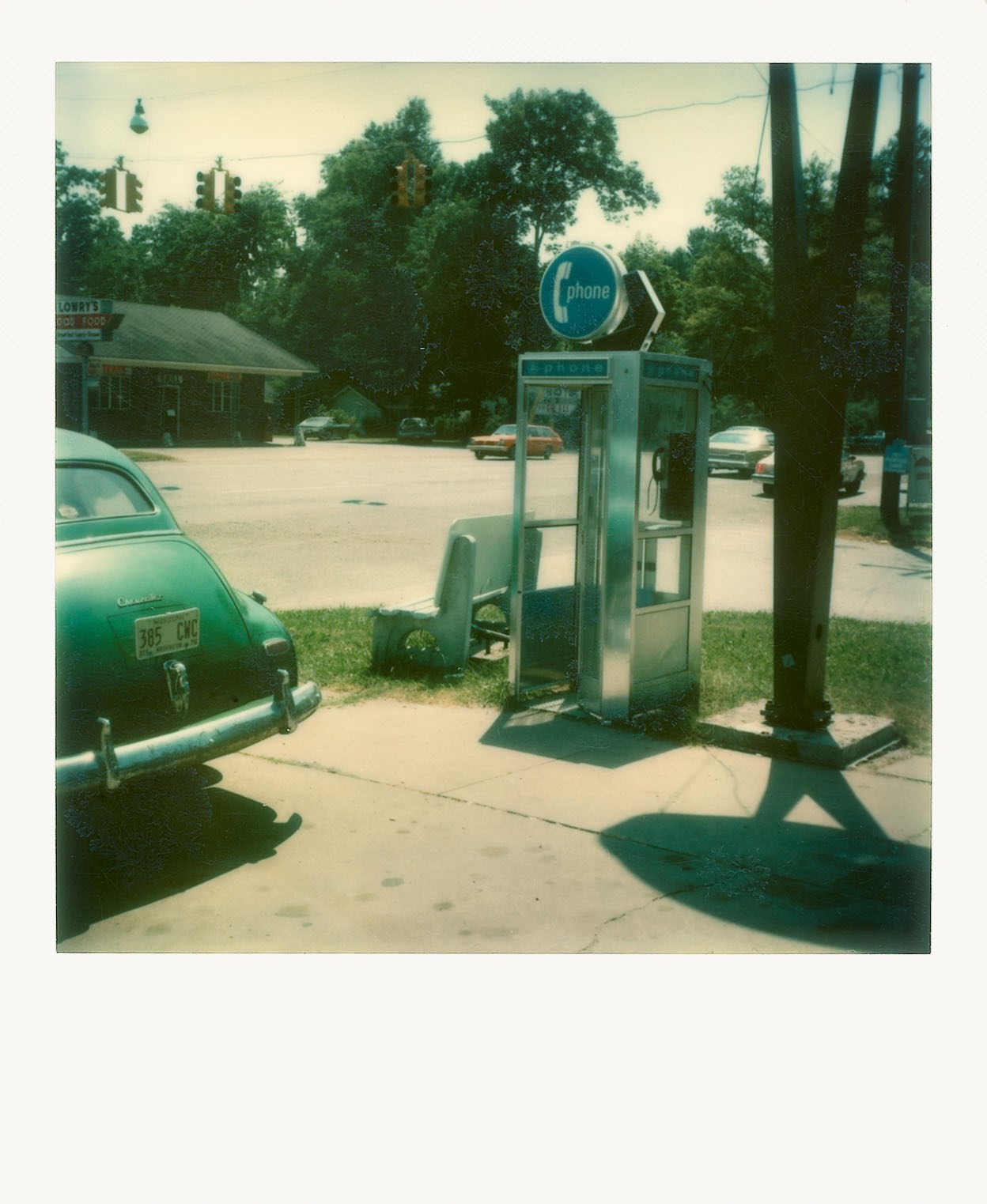 Телефонная будка. Фотограф Уильям Эгглстон