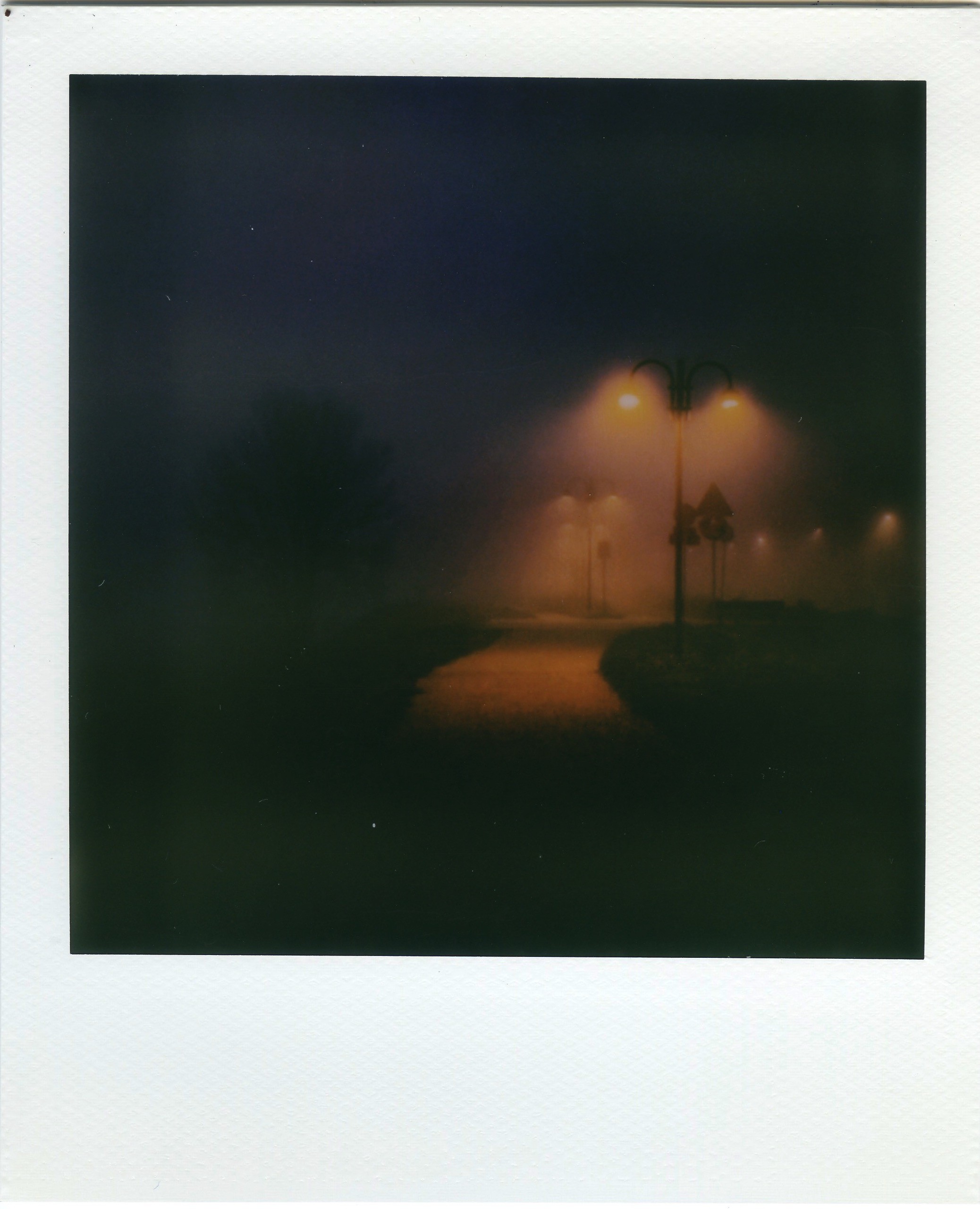 Ночные фонари. Фотограф Амедео Фонтани