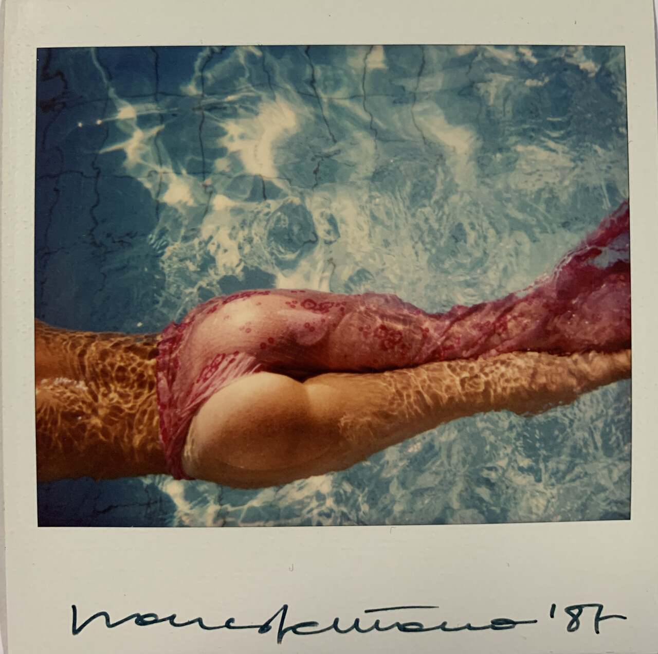 В бассейне, 1987. Фотограф Франко Фонтана