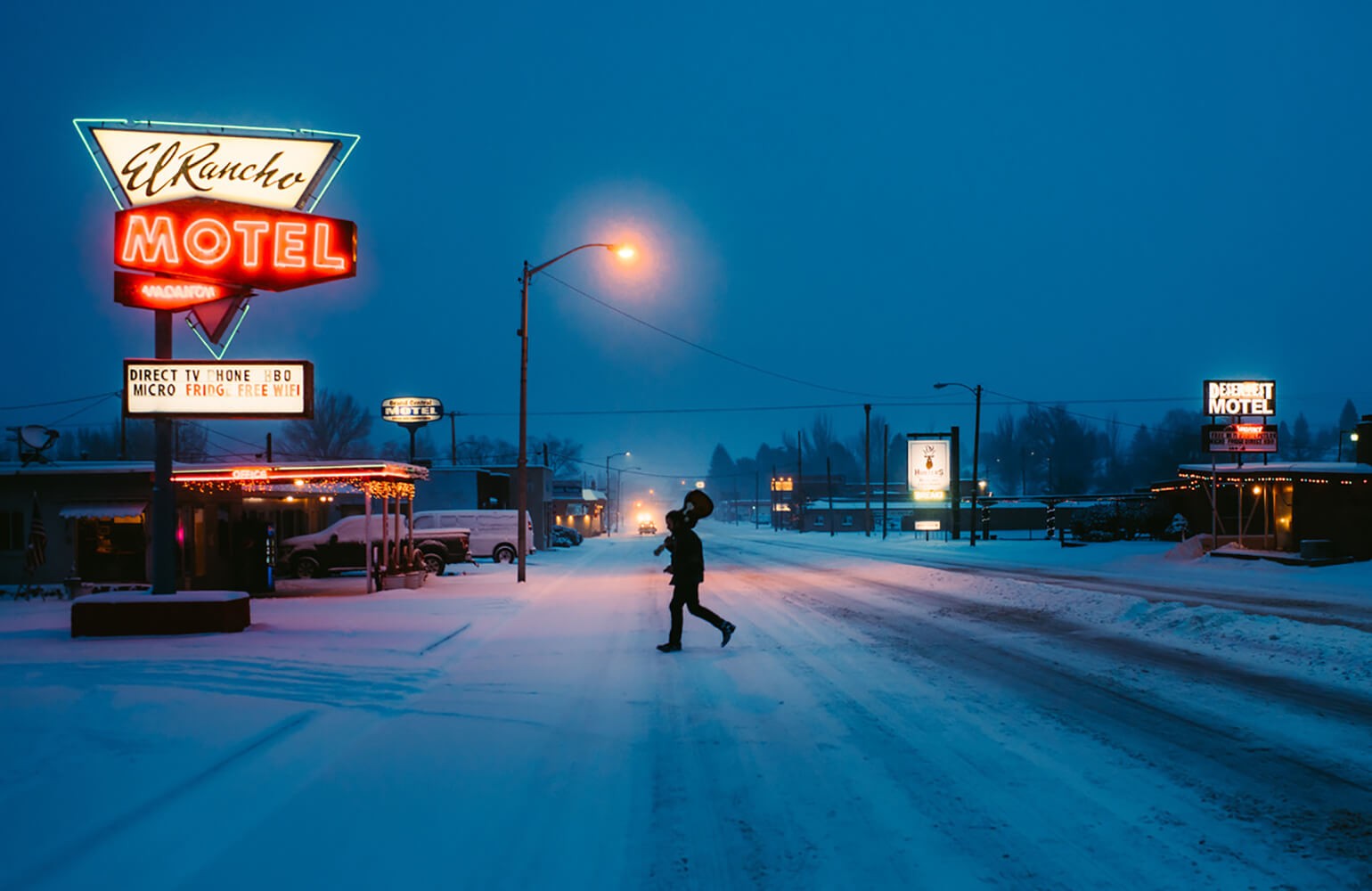 Штат Невада, февраль 2019 года, –17°C. Фотограф Тео Госселин