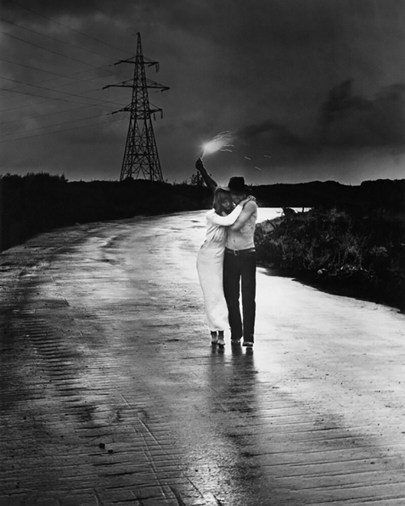 Дорога, 1975. Из серии Мужчина и женщина. Фотограф Гунар Бинде