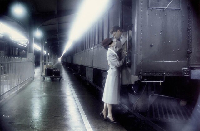 Прощание в поезде, 1983. Фотограф Роберт Фарбер
