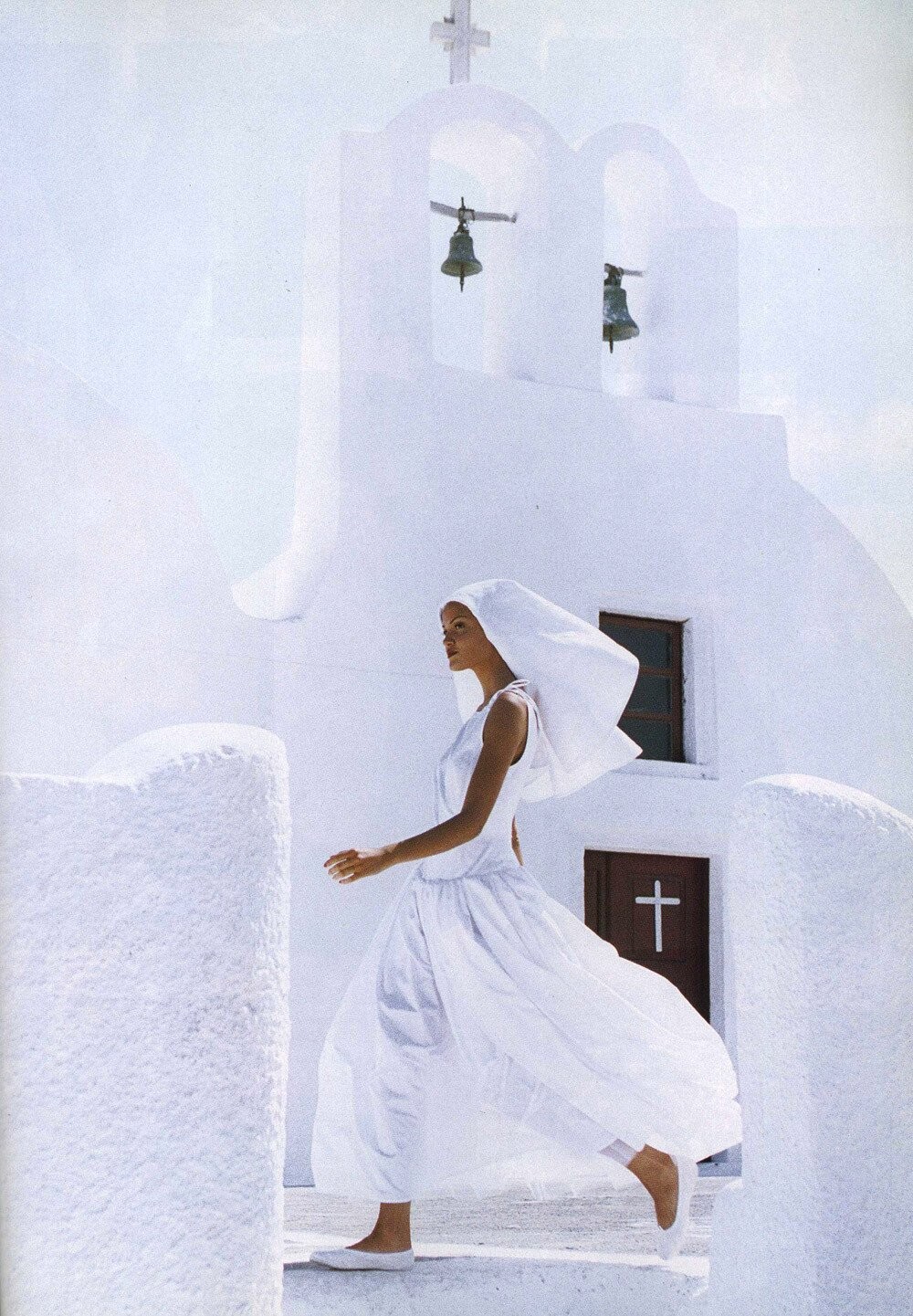 Клаудия Мейсон для Harper’s Bazaar, 1992. Фотограф Патрик Демаршелье