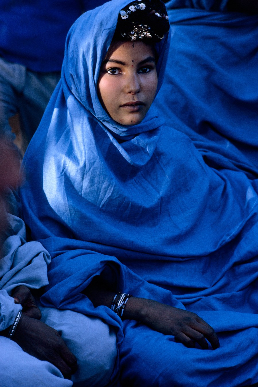 Женщина из кочевого племени в Алжире, 1967. Фотограф Джонатан Блэр