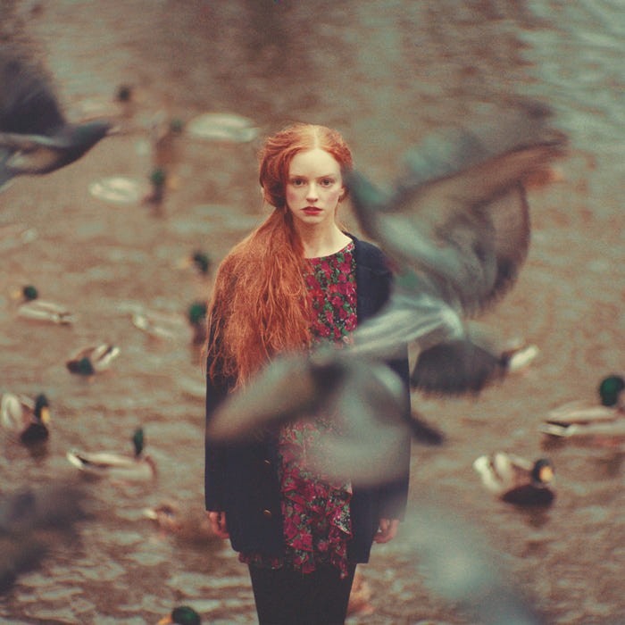 Рыжеволосая девушка. Фотограф Олег Оприско