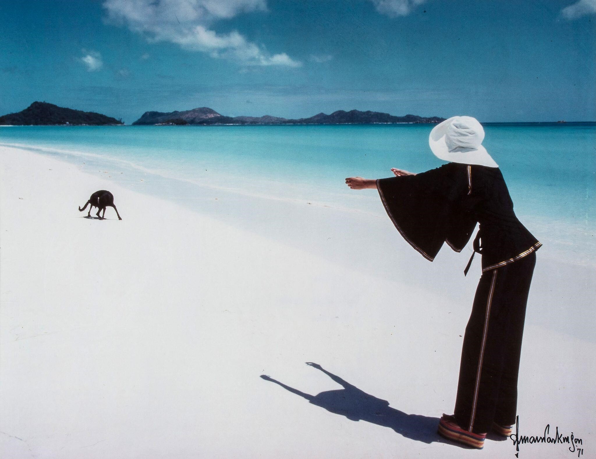 Сейшельские острова, для британского Vogue, 1971. Фотограф Норман Паркинсон