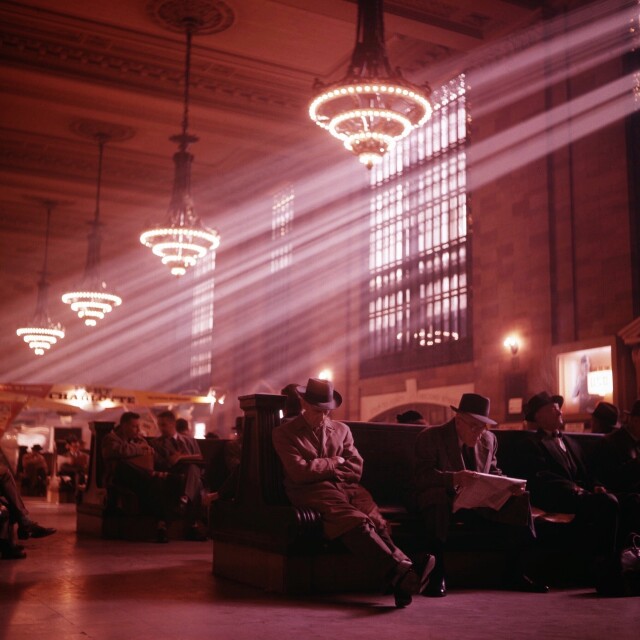 Центральный вокзал Нью-Йорка, 1959. Фотограф Кис Шерер