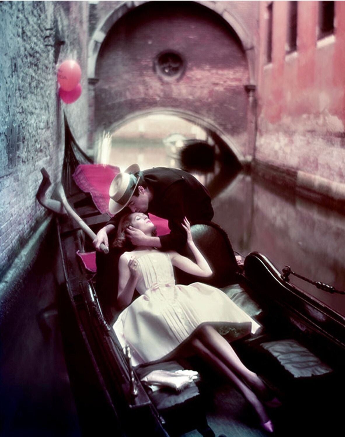 Романтика в Венеции. Для Vogue, 1950-е. Фотограф Норман Паркинсон