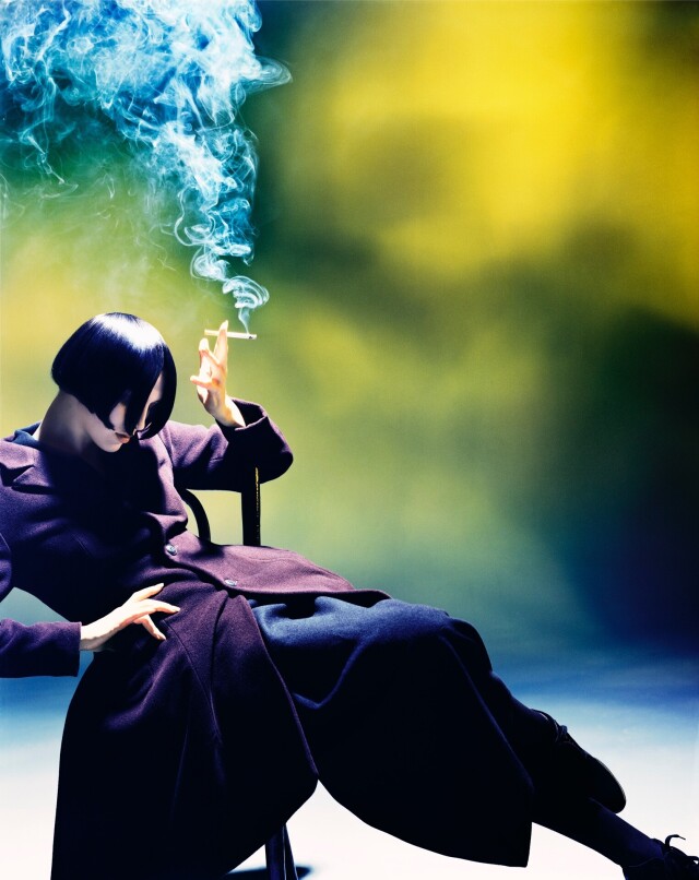 Сьюзи с сигаретой, 1988. Фотограф Ник Найт