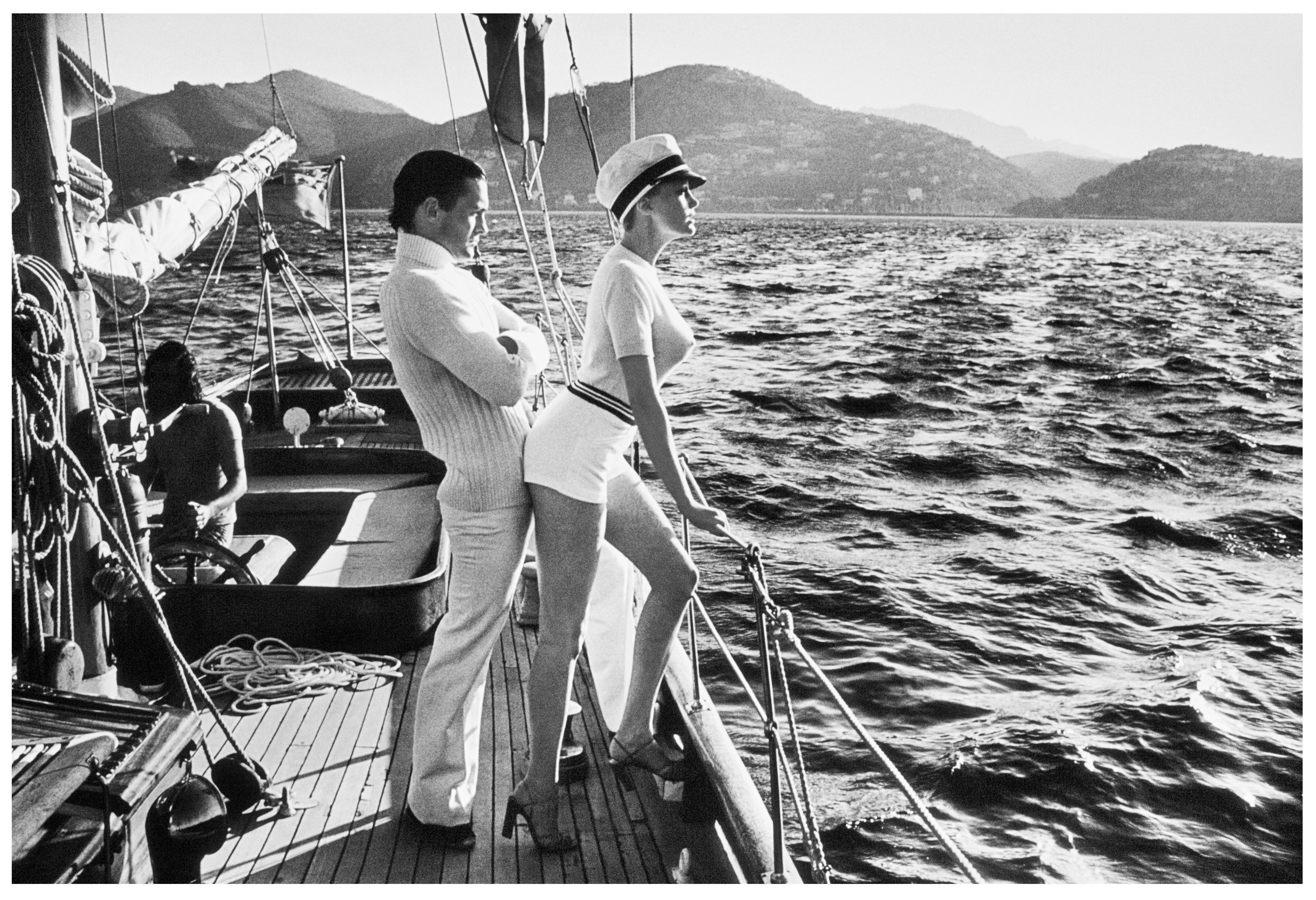 Винни на палубе, 1975. Фотограф Хельмут Ньютон