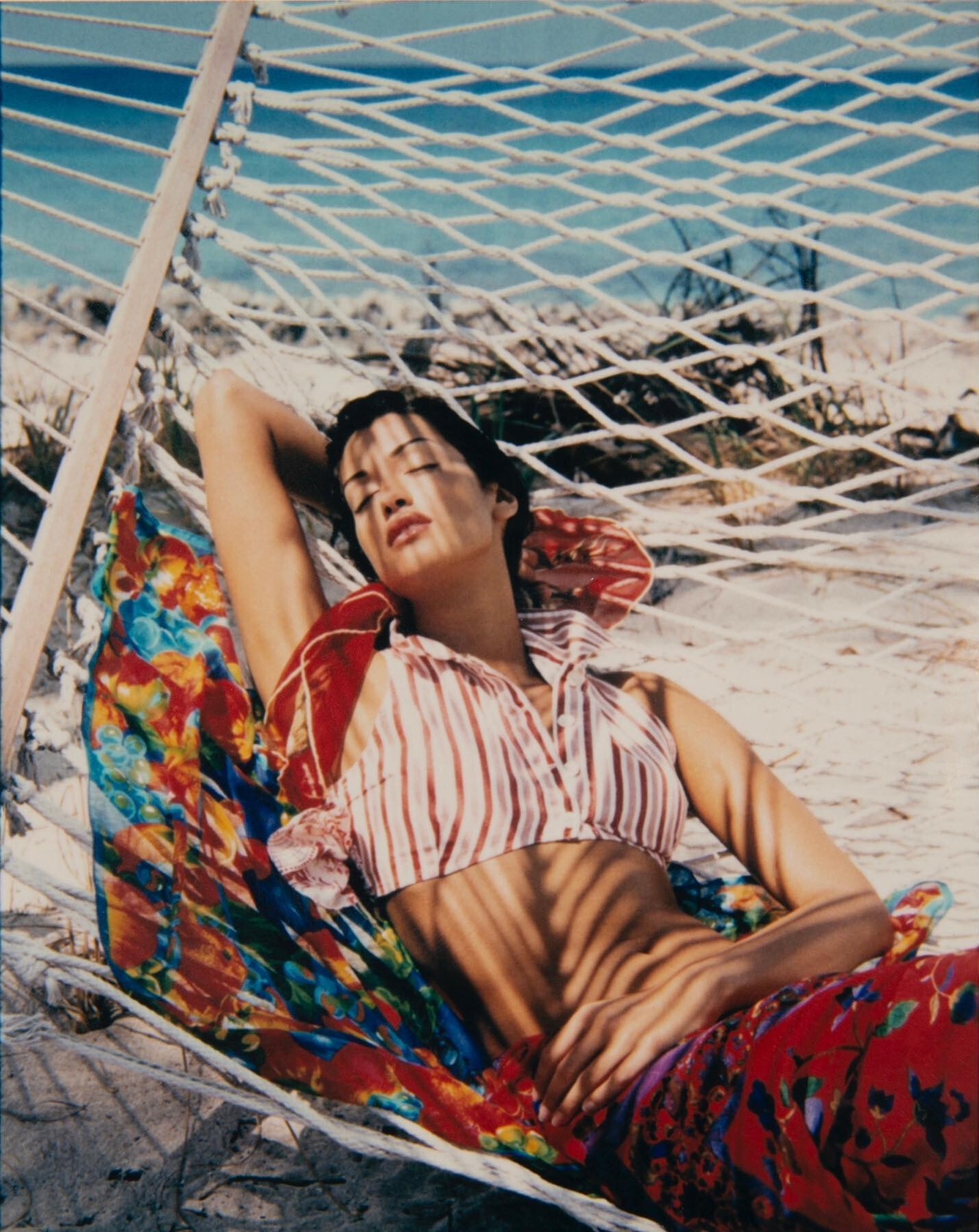 Ясмин Гаури для Elle, 1994. Фотограф Марко Главиано