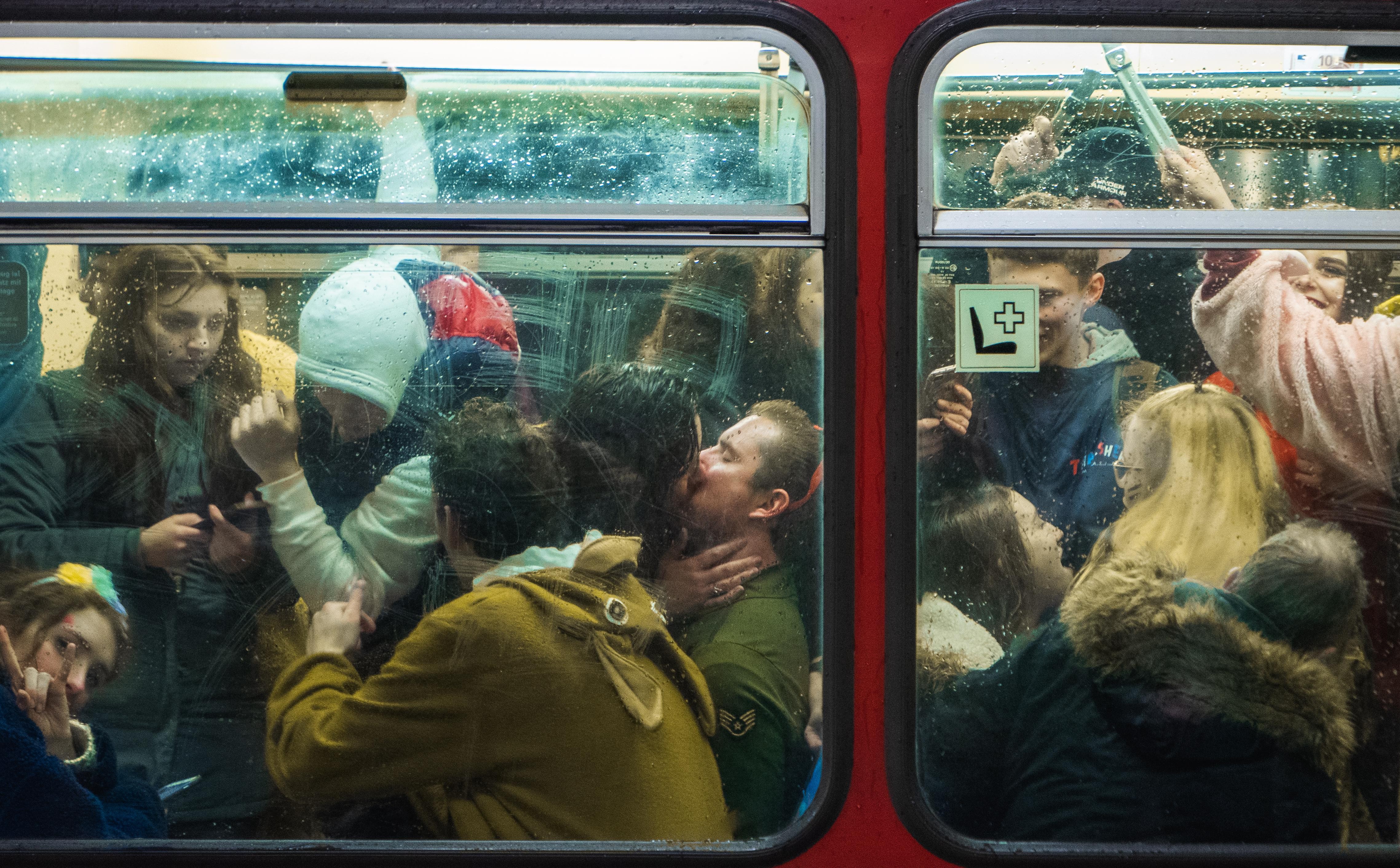Ренессансное метро. Дюссельдорф, Германия, февраль 2020 года. Фотограф noahlikesphotos (@nbrelage)