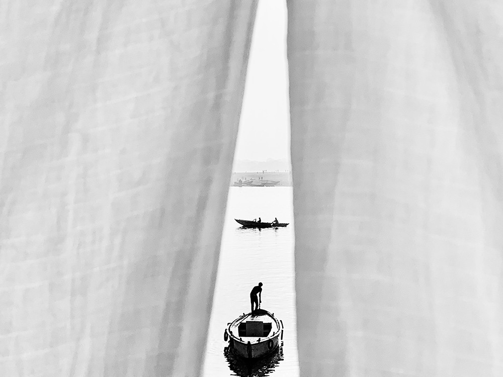 Лодки, Варанаси. Фотограф Хосе Луис Барсия