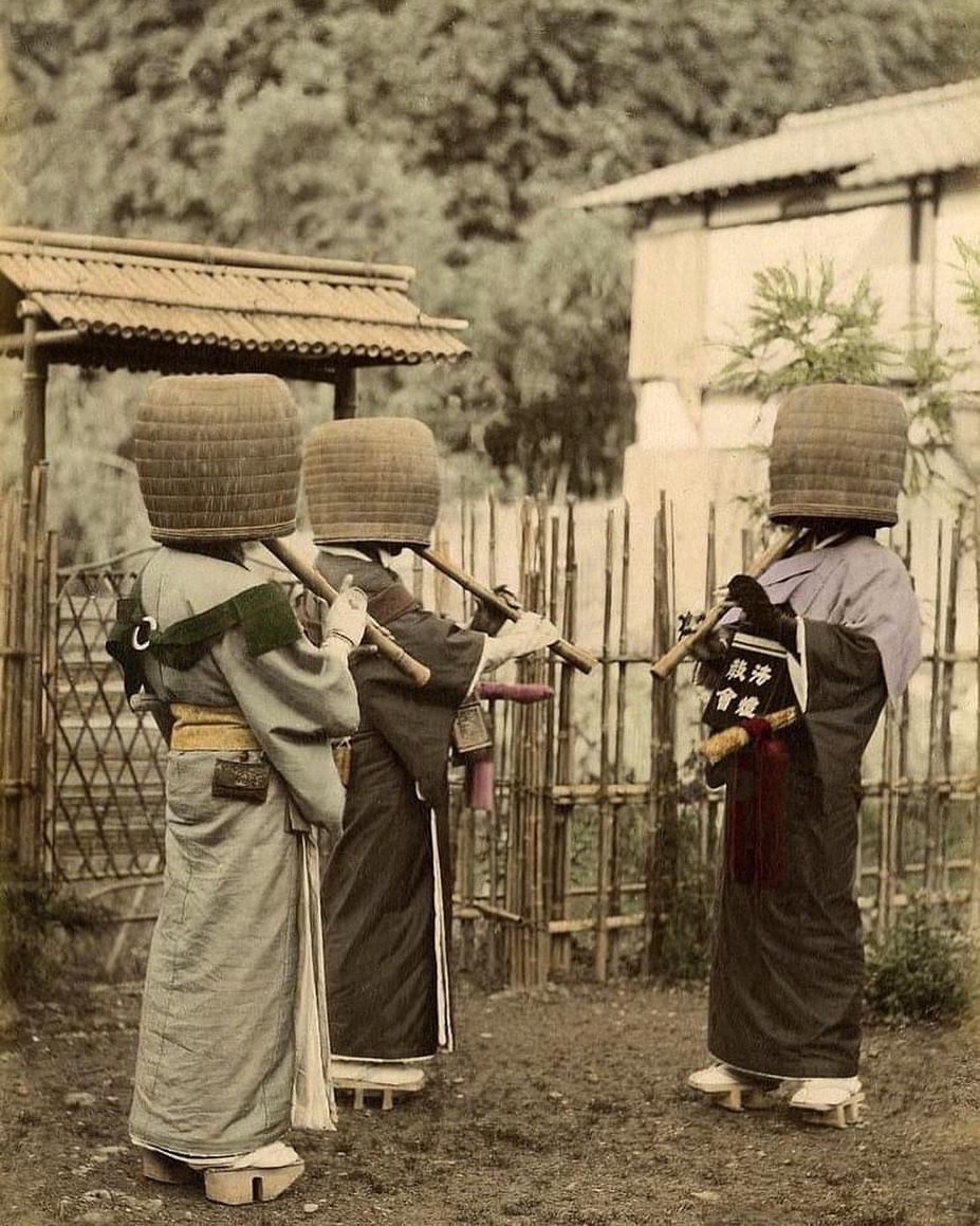 Комусо (монахи пустоты) в Японии, 1887