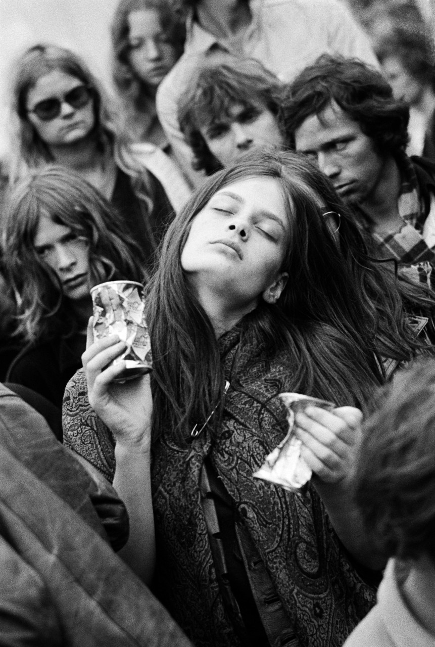 Музыкальный фестиваль Кралинген, Роттердам, 1970. Фотограф Герберт Беренс