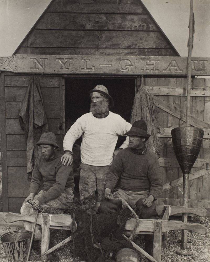 Рыбаки Восточного побережья, ок. 1886. Фотограф Питер Генри Эмерсон — История в фотографиях: люди, времена и нравы / Камералабс