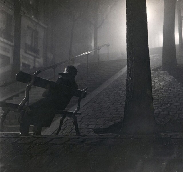 Ночной Монмартр, Париж, 1950