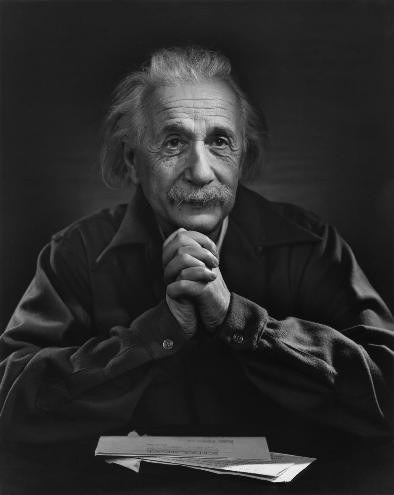 Альберт Эйнштейн, 1948. Автор Юсуф Карш