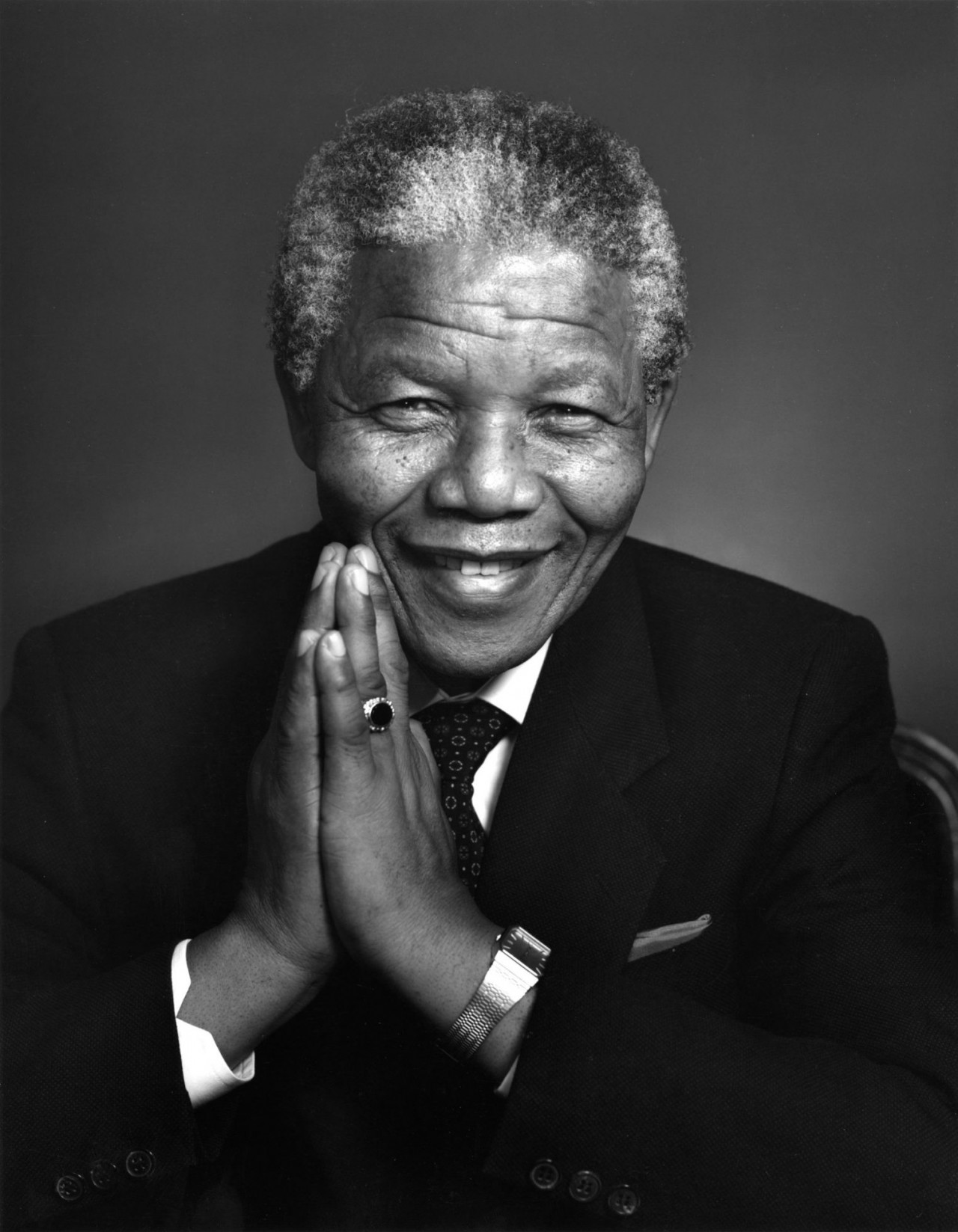 Нельсон Мандела, 1990. Автор Юсуф Карш