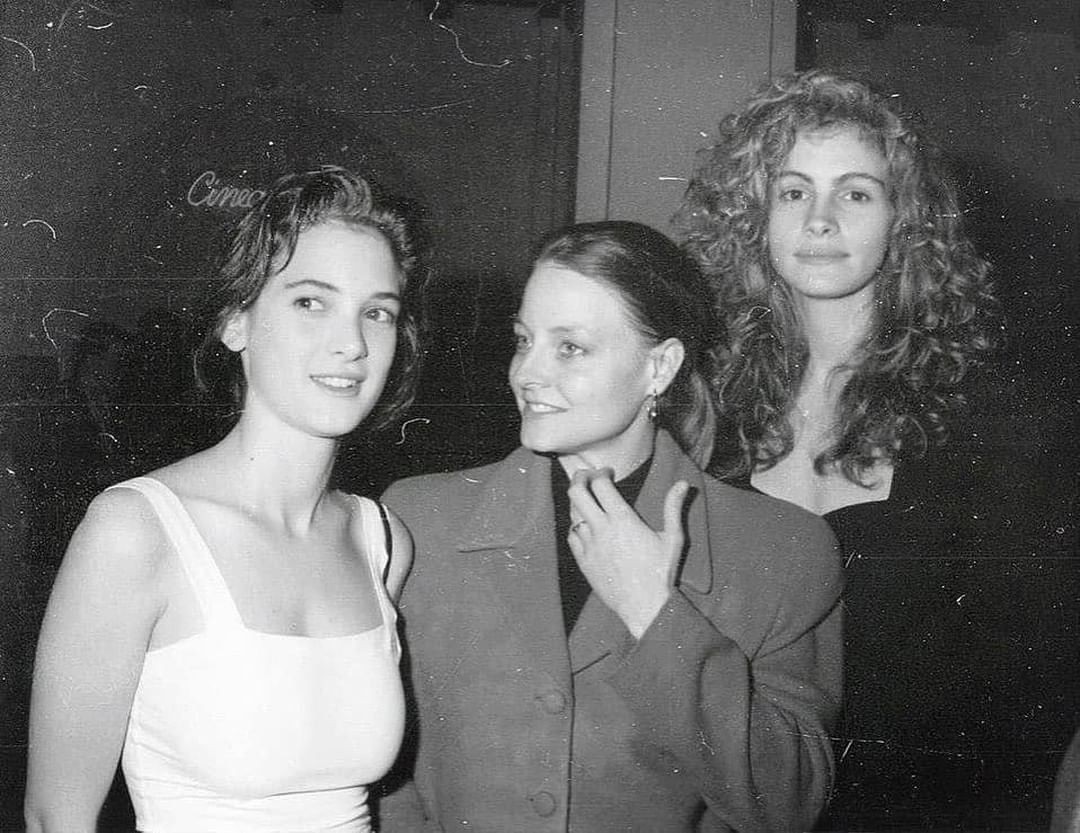 Вайнона Райдер, Джоди Фостер и Джулия Робертс, 1989