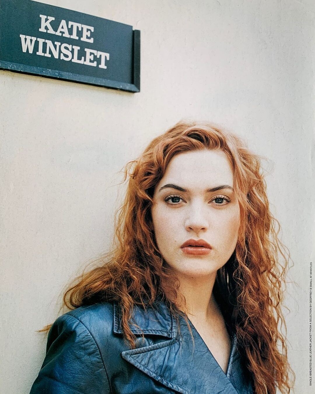 Кейт Уинслет на киностудии Шепертон, 1996. Фотограф Джейк Чессам