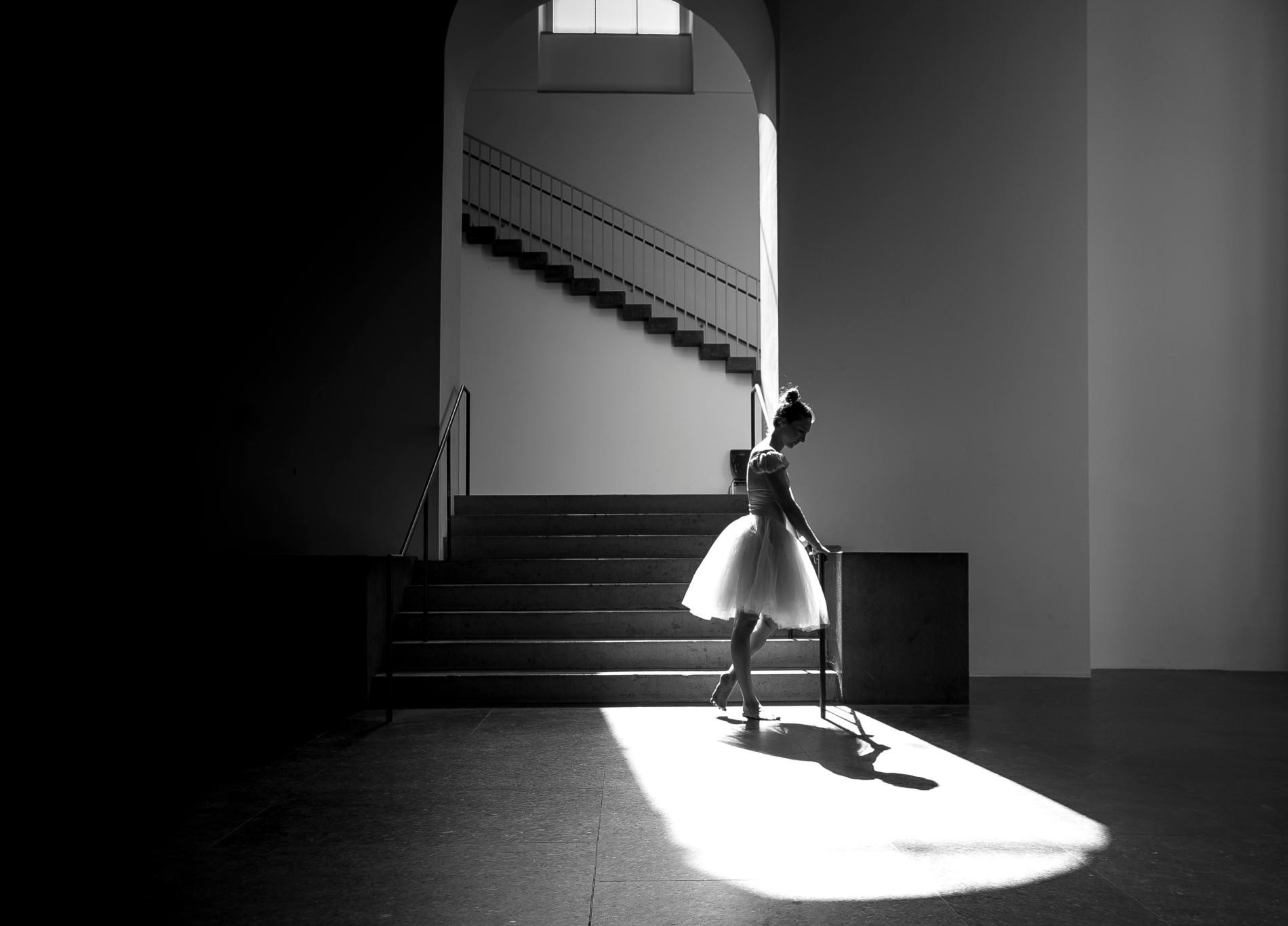 Балерина в Мюнхенской академии художеств. Фотограф Паскаль Мюллер