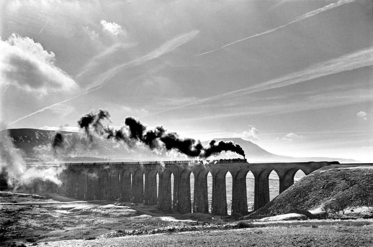 Виадук на железной дороге Сеттл-Карлайл, Йоркшир, 1986. Фотограф Денис Торп