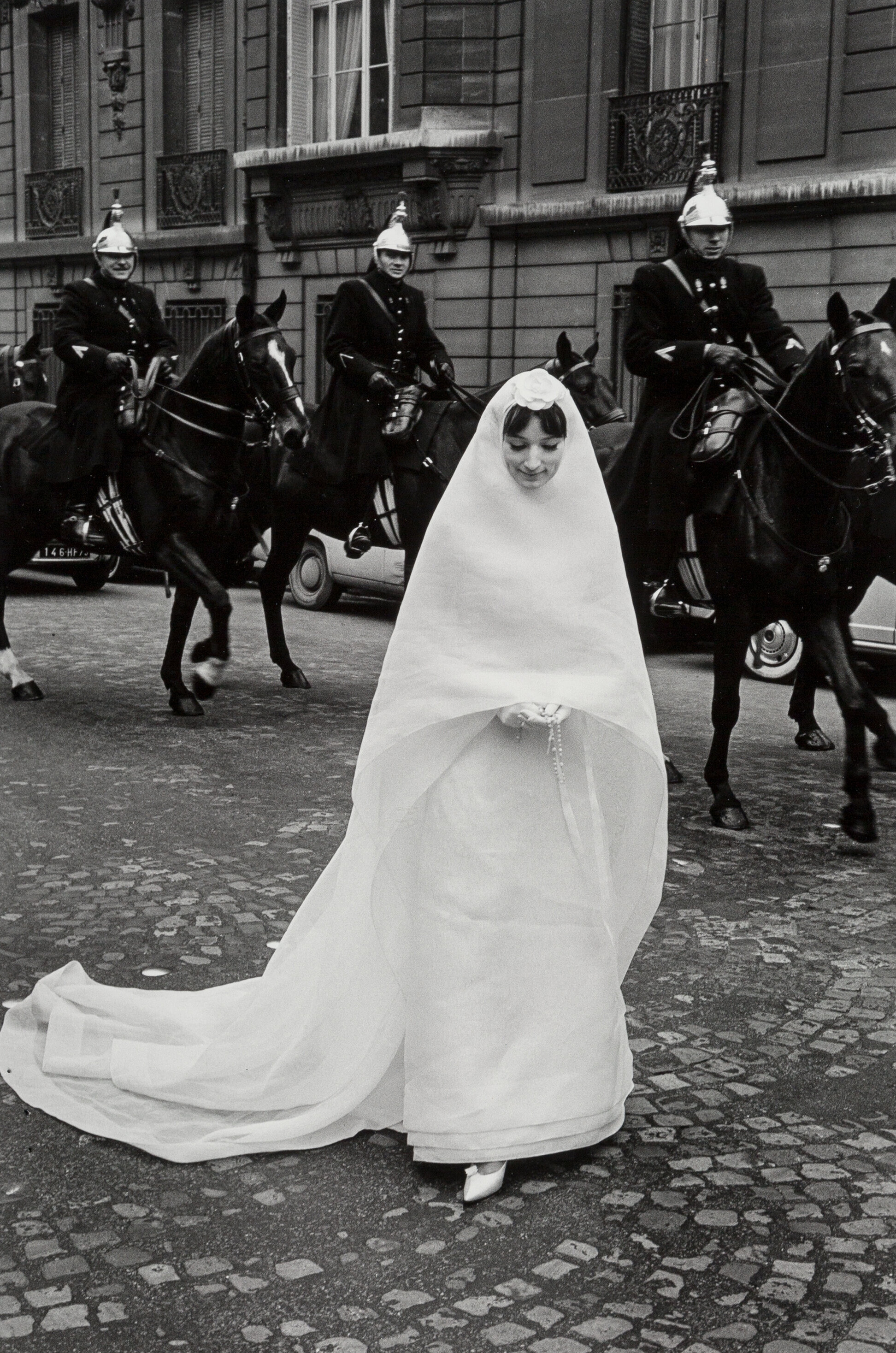 Парижская невеста. Для Vogue, 1961. Фотограф Франк Хорват