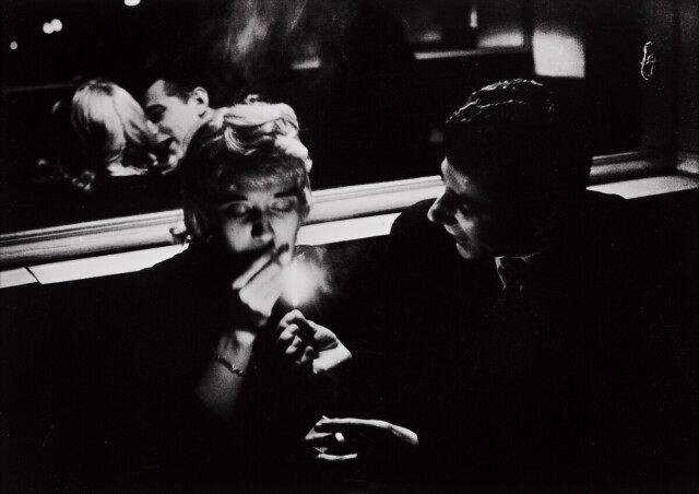 Café Le Bidule, 1957. Фотограф Вилли Рони
