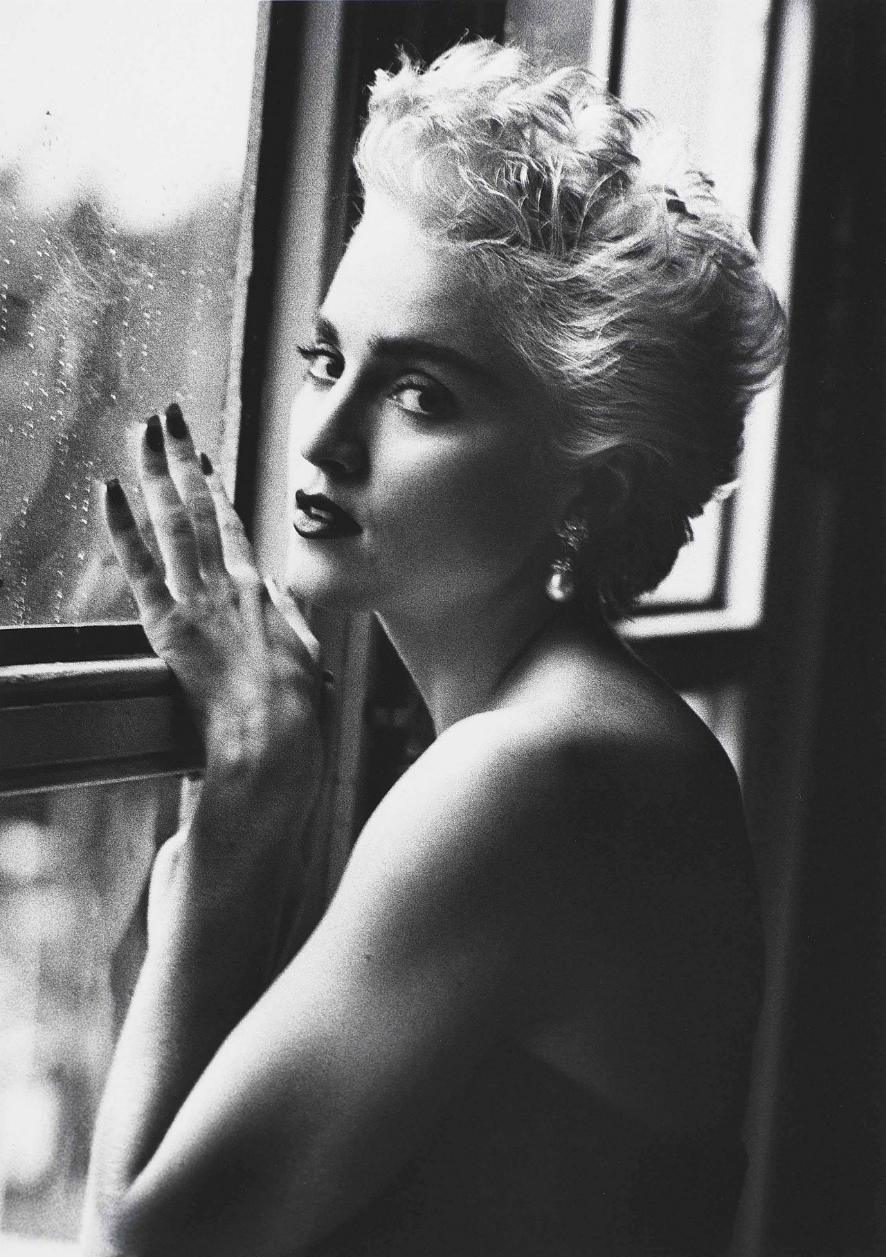 Мадонна у окна, Нью-Йорк, 1986. Фотограф Герб Ритц