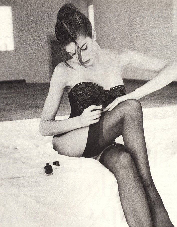 Стефани Сеймур для Vogue, 1992. Автор Патрик Демаршелье