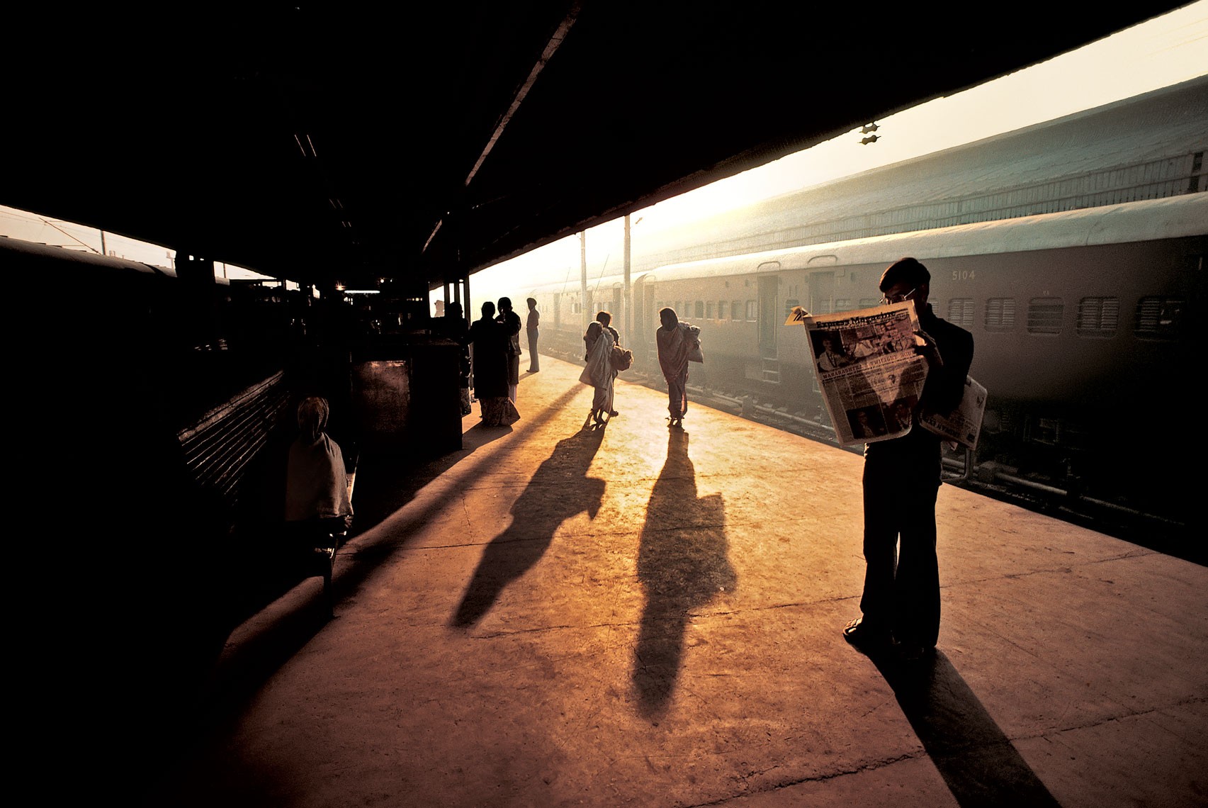Вокзал, Дели, Индия. Автор Стив Маккарри