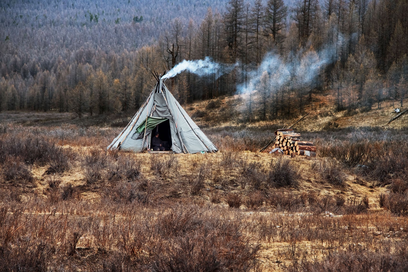 Дом. Монголия. Автор Стив Маккарри