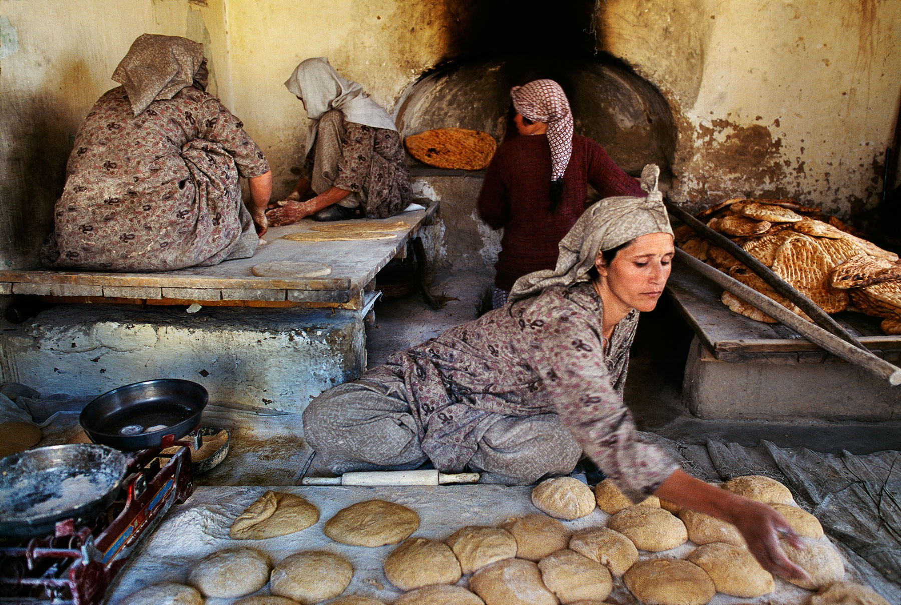 Пекари. Кабул, Афганистан, 1992. Автор Стив Маккарри