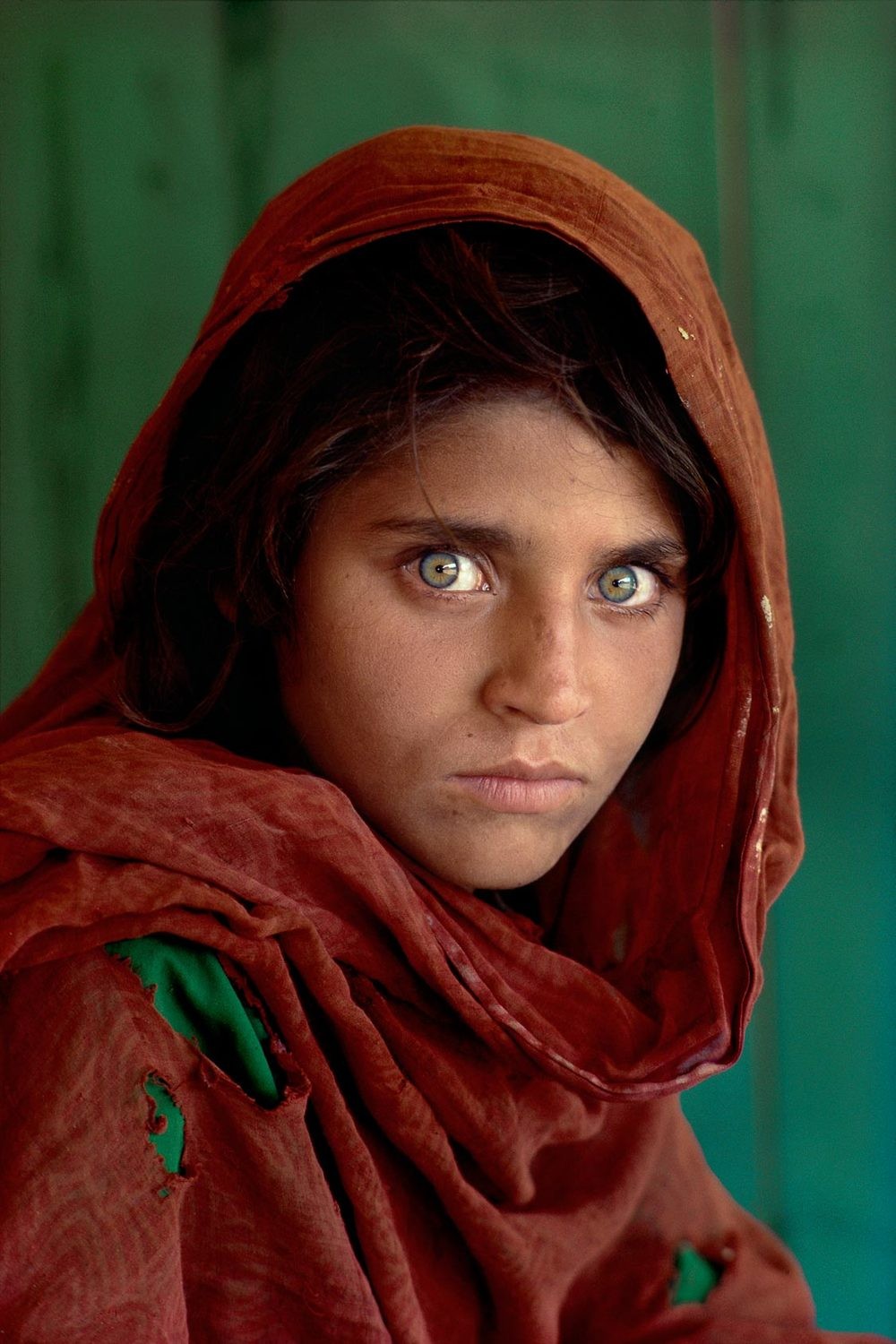 «Афганская девочка», 1984. Автор Стив Маккарри