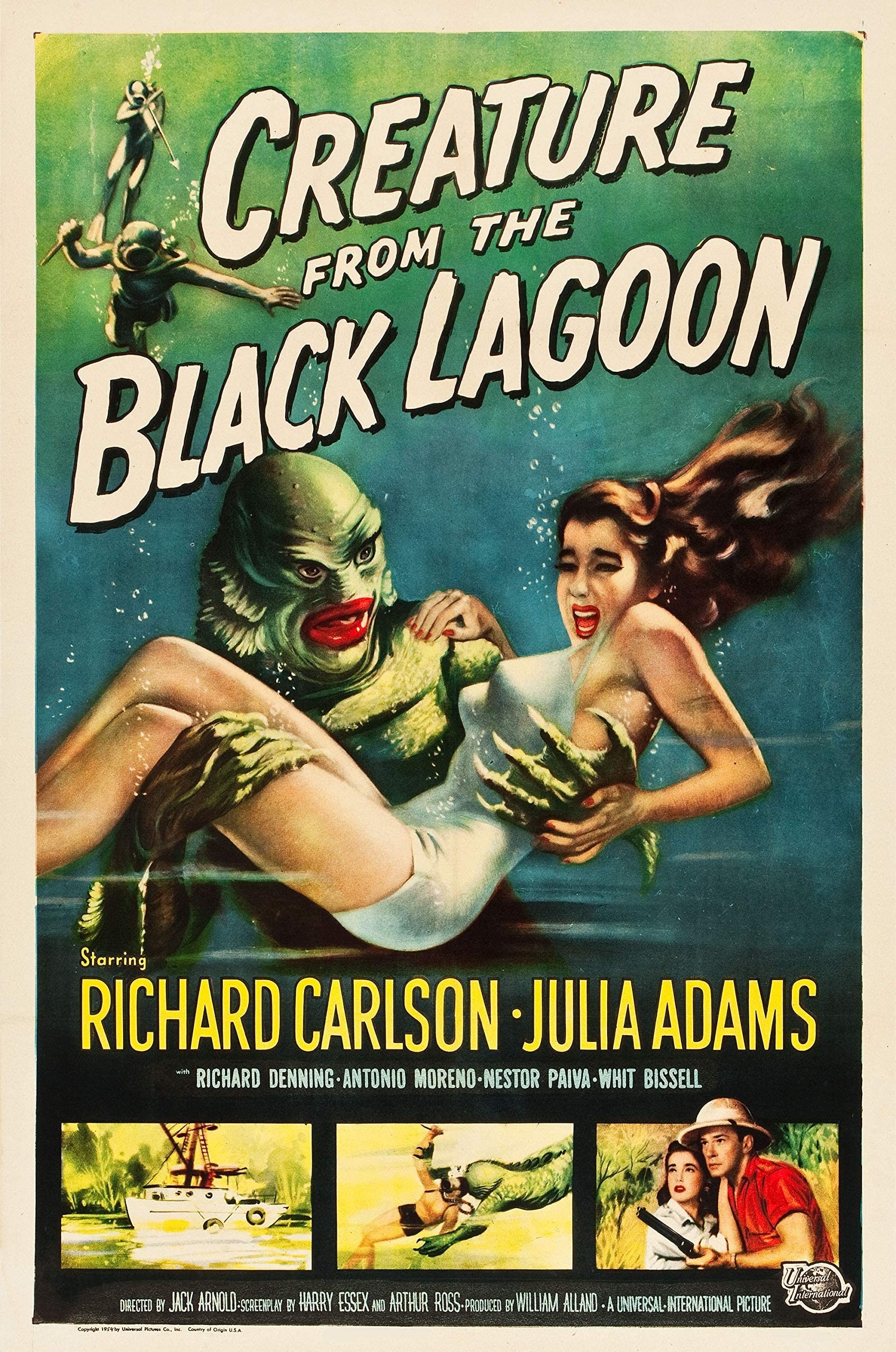«Тварь из Чёрной Лагуны», 1954. Режиссёр Джек Арнольд