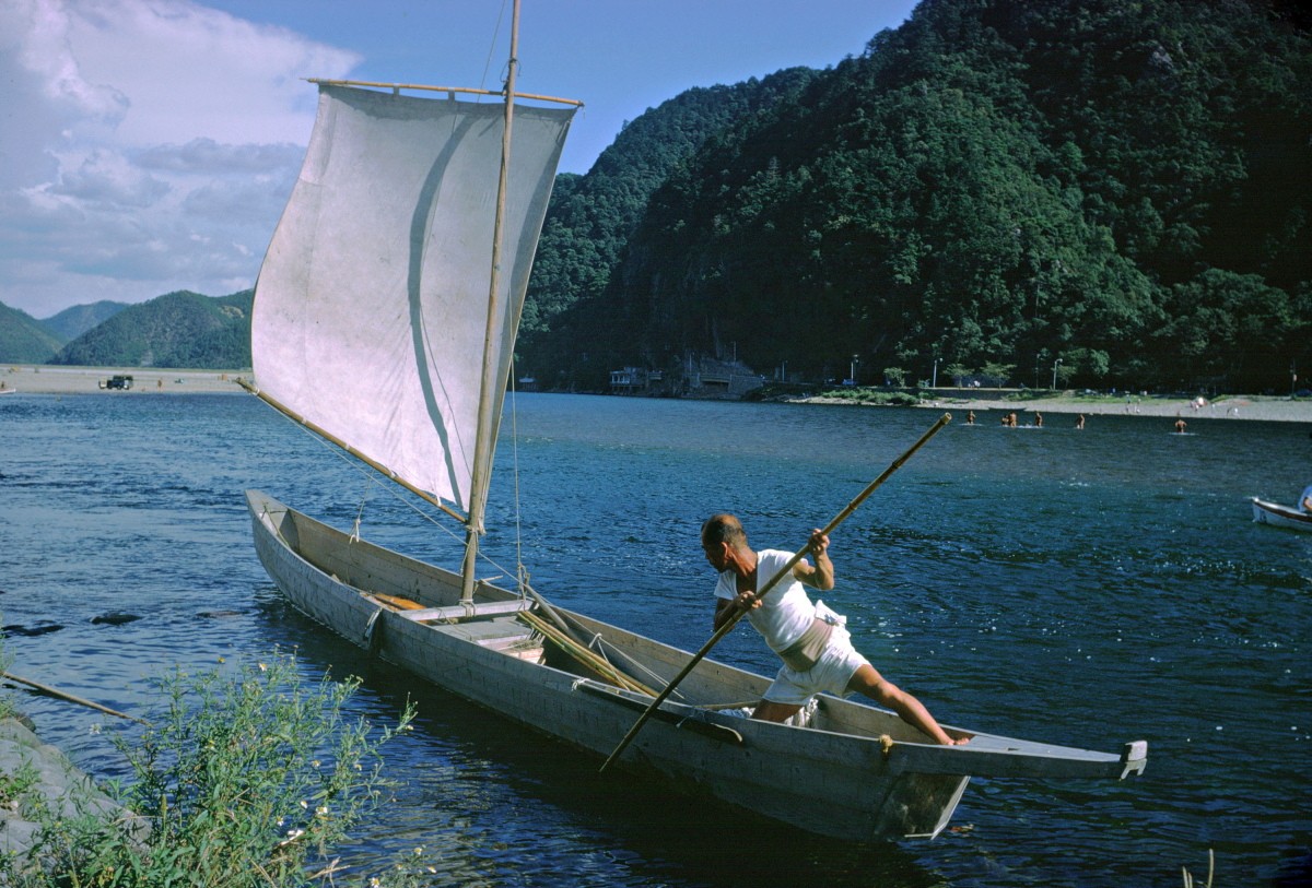 Рыбная ловля на реке Удзи, Япония, 1962. Автор Мартин Карплус