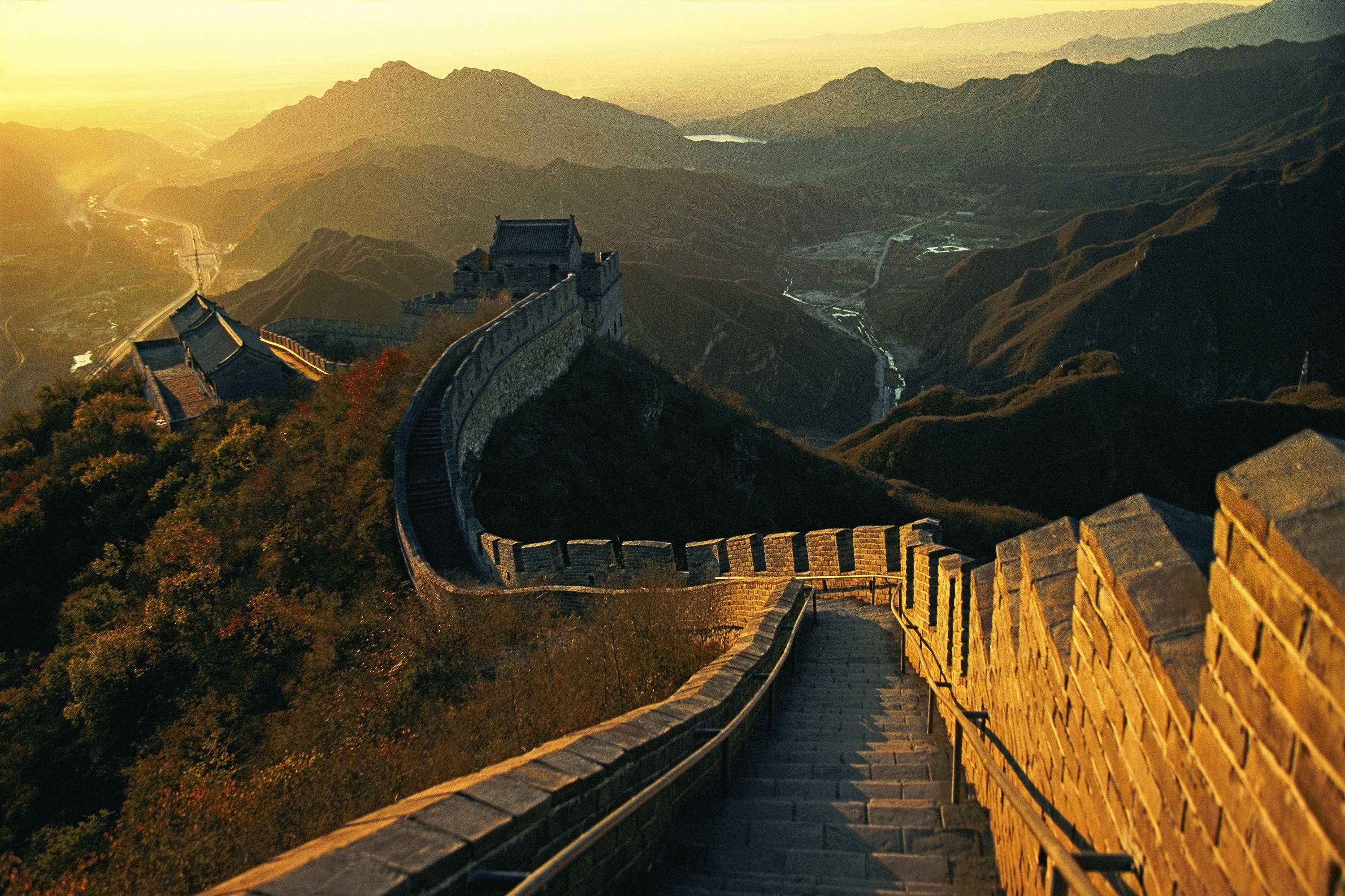 Великая Китайская стена, недалеко от Пекина, 1998. Фотограф Майкл С. Ямашита