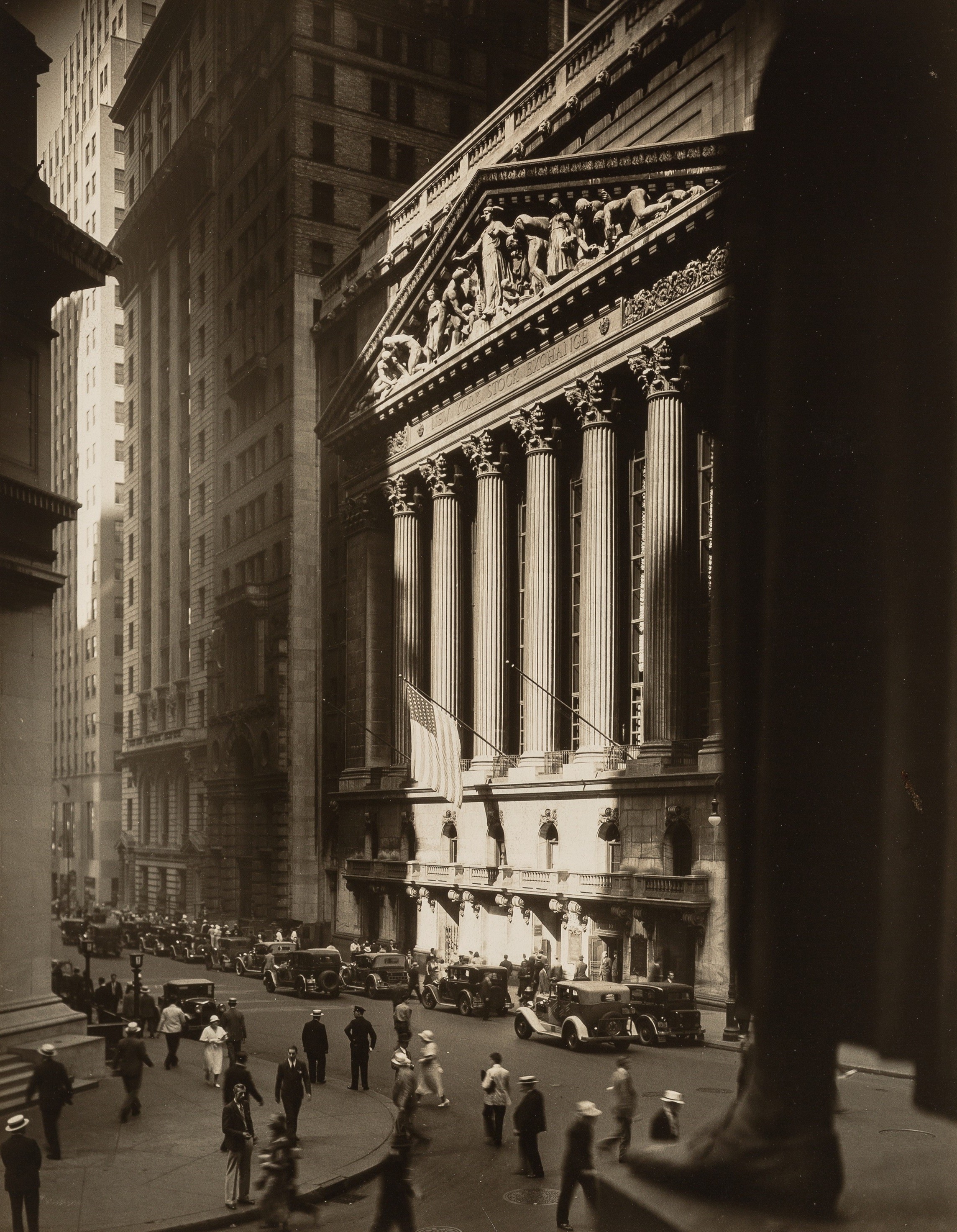 Нью-Йоркская фондовая биржа, 1934. Автор Беренис Эббот