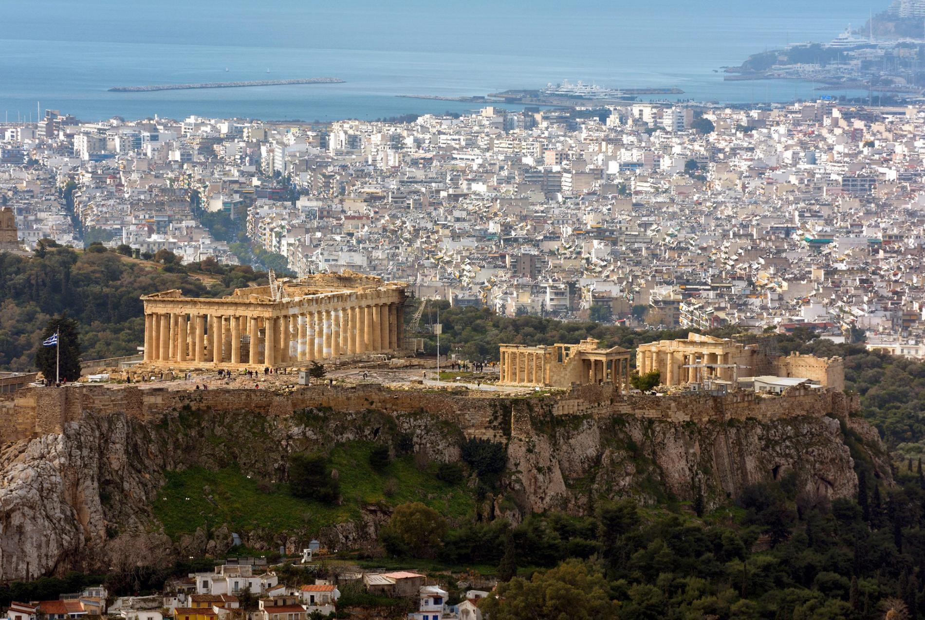 Архитектурные чудеса Афинского Акрополя, Греция. Фотограф Райнер Ункель