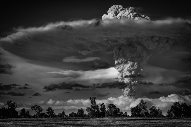 Извержение вулкана в Чили. Фотограф Франсиско Негрони