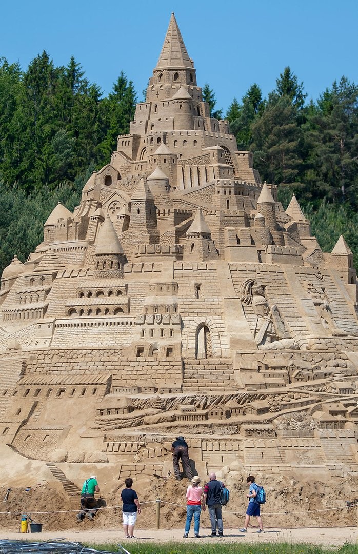 Самый высокий в мире замок из песка, Германия