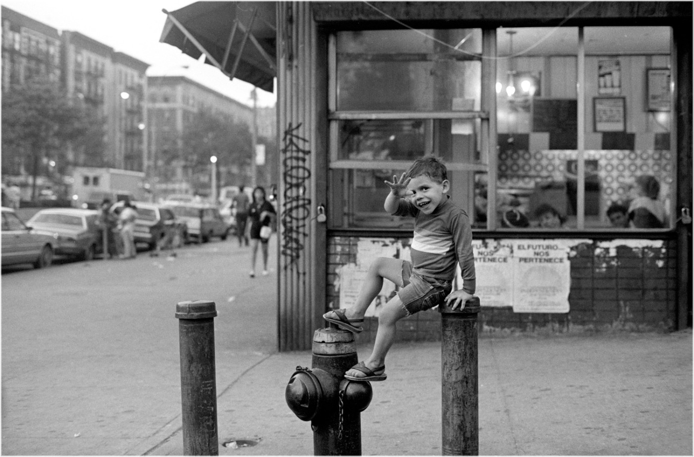 Малыш в Гарлеме, 1988. Фотограф Мэтт Вебер