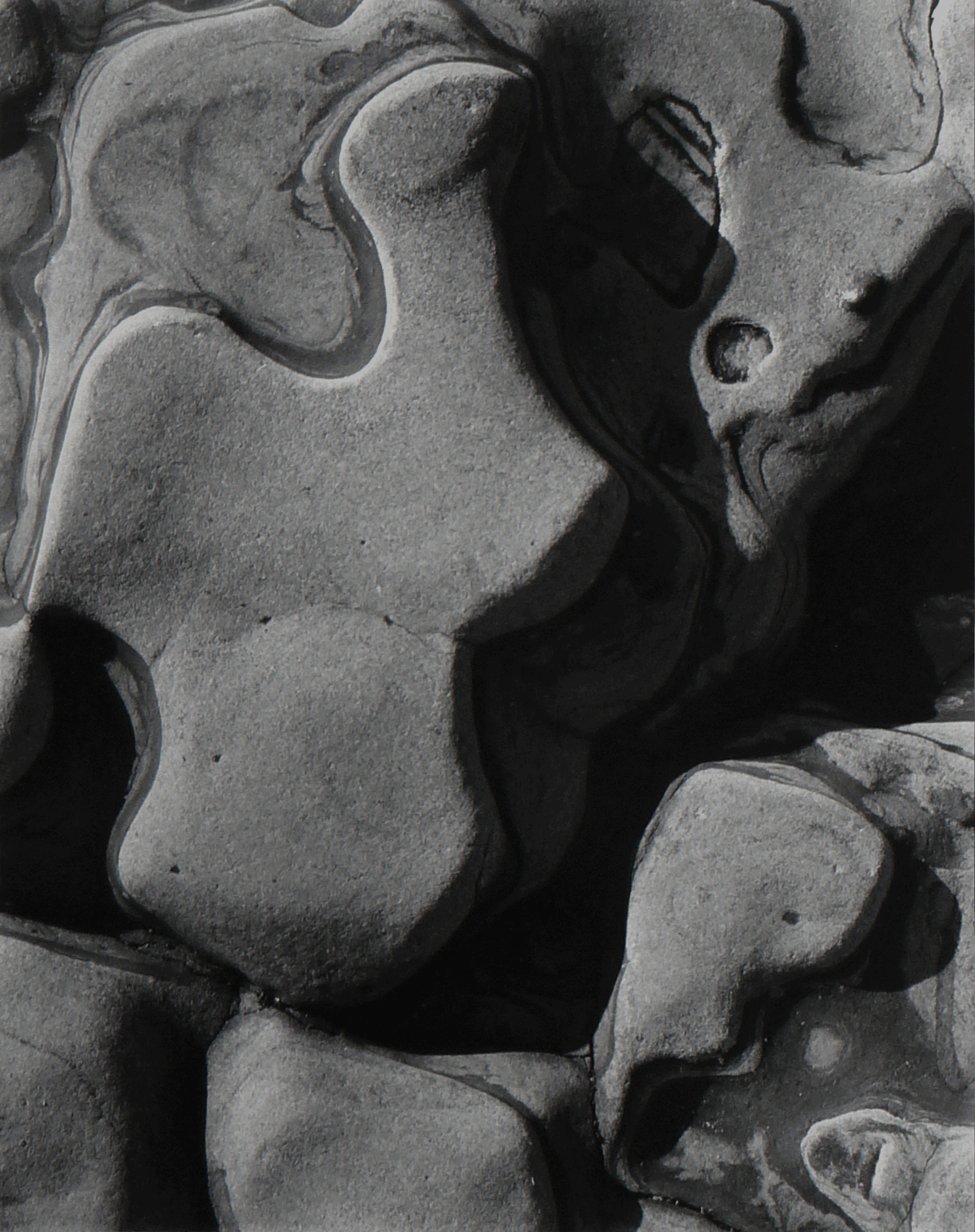 Эродированная скала, мыс Лобос, 1946. Фотограф Эдвард Уэстон