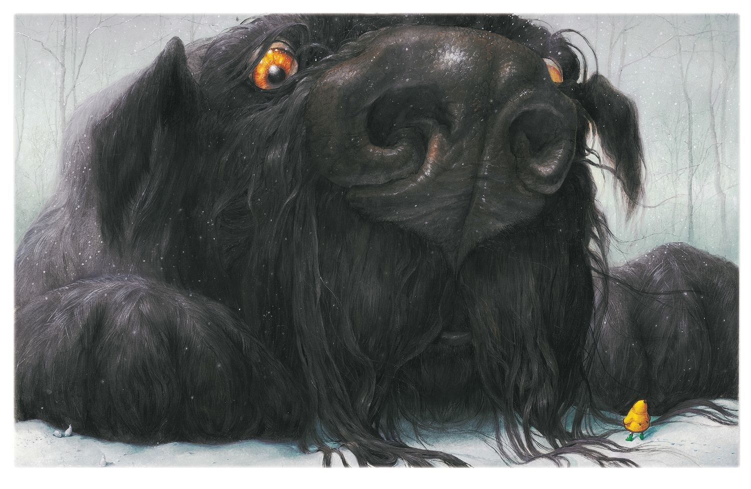 Чёрный пёс. Иллюстратор: Леви Пинфолд