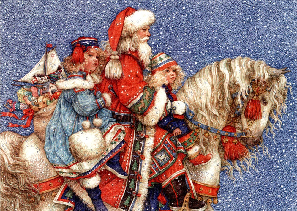 Рождественские сюжеты. Иллюстратор: Энн Ивонн Гилберт
