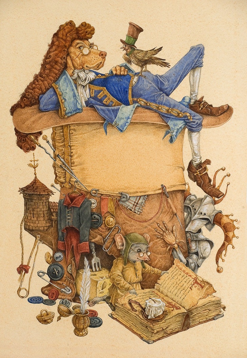Художник иллюстрирующий книги