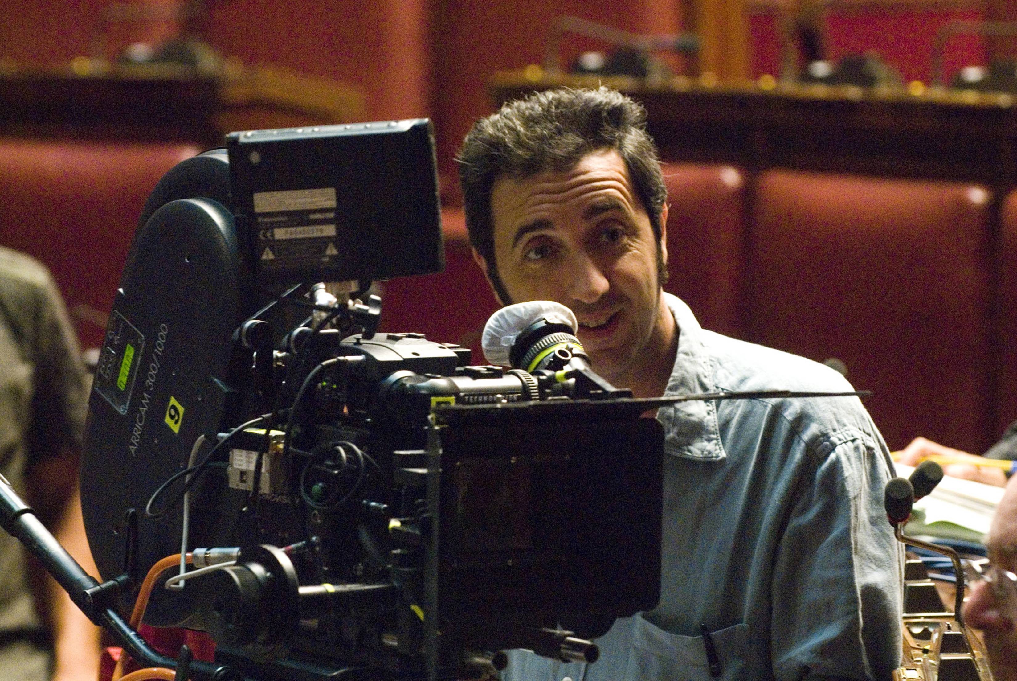 Паоло Соррентино на съёмках фильма Изумительный, 2008