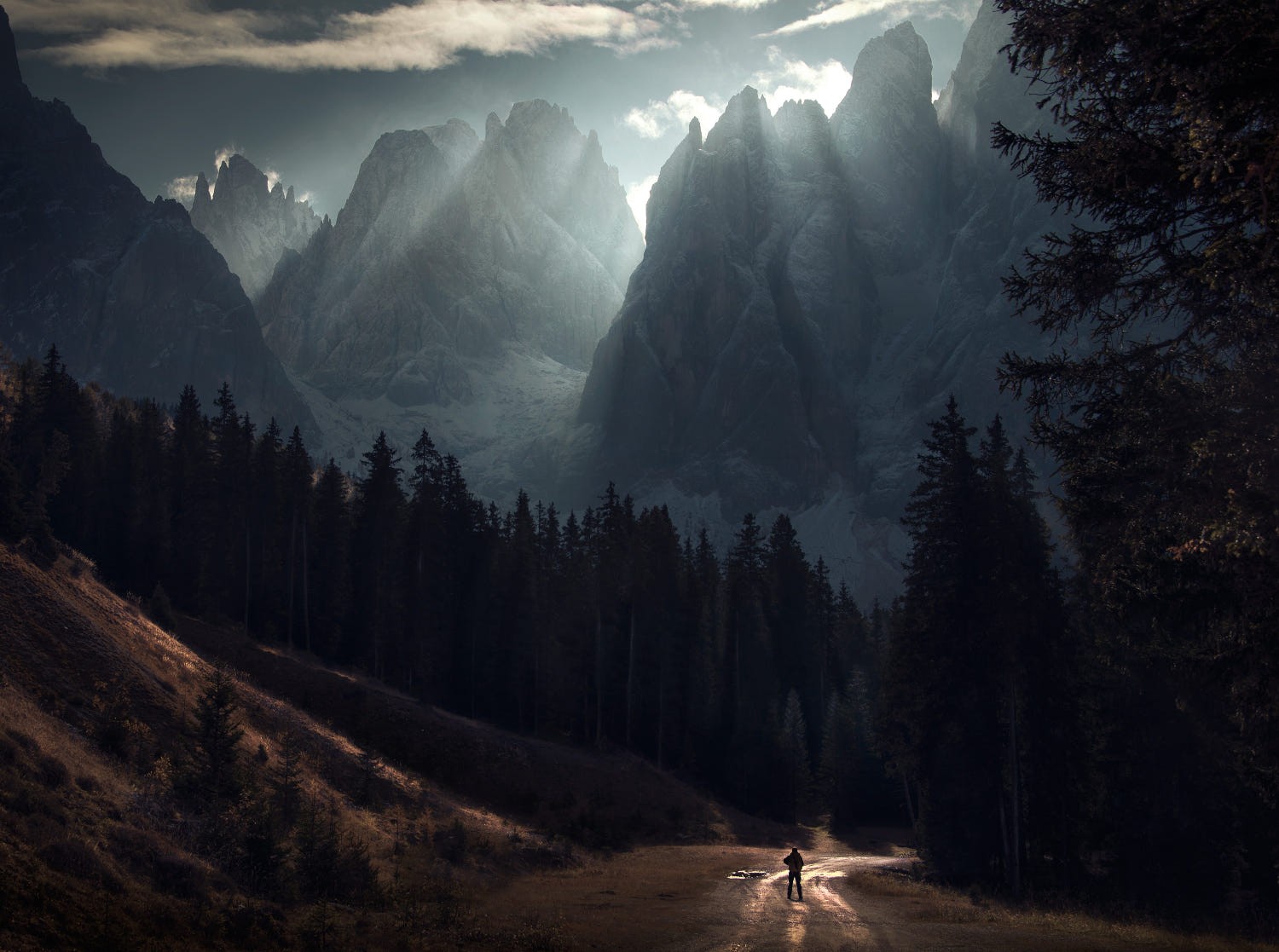 «Зов свыше». Доломитовые Альпы в Италии. Фотограф Макс Райв